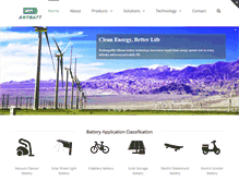 Tablet Screenshot of antbatt.com